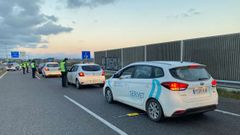 Controles de la movilidad en Ribadeo, la puerta de entrada de Galicia