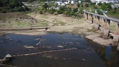 Las viejas ruinas de Portomar�n vistas desde el aire
