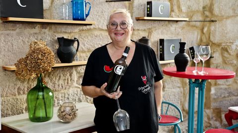 La sumiller Mercedes Gonzlez.