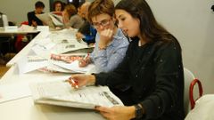 Durante el curso para profesores que ofrece el Programa Prensa-Escuela en Santiago, los asistentes dieron las claves de para qu� sirve la noticia