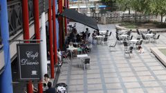 Plaza de San Antonio, en Ourense.