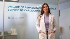 La doctora Eva Pereira es cardiloga y coordinadora de la Unidad de Rehabilitacin Cardaca del HULA.