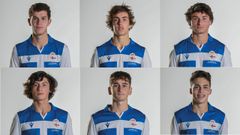 De izquierda a derecha (Superior): Trilli, Dani Barcia y Guille Bueno
(Inferior): Jairo, Noel y David Mella