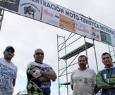 La pancarta de bienvenida ya est� instalada en O Corgo.