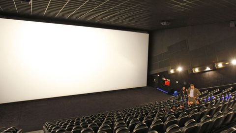 Foto de archivo del interior del cine de As Cancelas