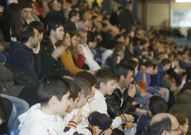 Unos 700 espectadores presencieron el partido en el Vista Alegre.
