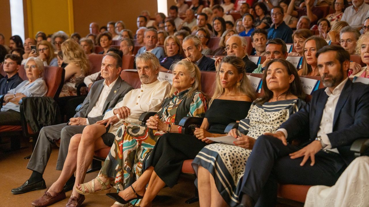 Martha Argerich, Pablo Galdo y Jeremy Irons abren con glamur el  el Concurso de Piano Cidade de Vigo