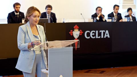 La presidenta del Celta, Mari�n Mouri�o, pidi� el apoyo para una ampliaci�n de capital clave para el futuro del�club.