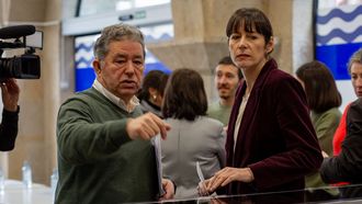 Miguel Anxo Fern�ndez Lores e Ana Pont�n, este venres en Pontevedra