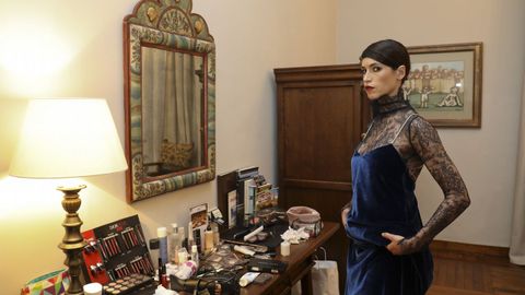 NEREA BARROS. EL MAKING OF. FOTOS TOMADAS EN EL PARADOR DE SANTIAGO