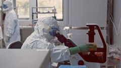 Sala blanca de la unidad de investigaci�n biom�dica del Ciemat, que ha desarrollado un medicamento de terapia g�nica aprobado por primera vez en Estados Unidos