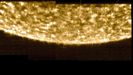 Mapa de radiacin del polo sur solar obtenido por la Solar Orbiter