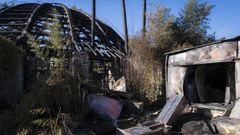 Incendio en el Mas Marroch de los hermanos Roca