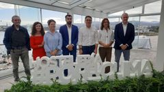Representantes de instituciones y entidades que participaron este mi�rcoles en la presentaci�n de la campa�a dirigida a la hosteler�a