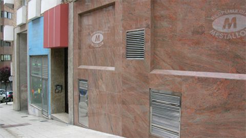 Lugar donde anteriormente estaba ubicado el quiosco de Oliva en Oviedo