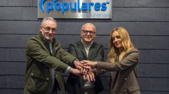 Manuel Pedro Fern�ndez, Jos� Manuel Baltar y Marta Novoa