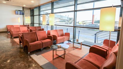 La sala vip del aeropuerto de Asturias