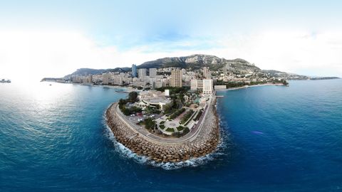 M�naco en una imagen tomada por el dron Mavic Air