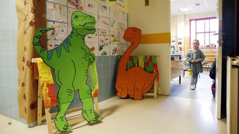 Un aula de educaci�n infantil.