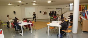 Rebeca Mari�o imparti� un taller sobre cine para ni�os en el Centro de Arte Contempor�nea. 