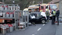 Muere un matrimonio en un accidente de tr�fico en Porto do Son