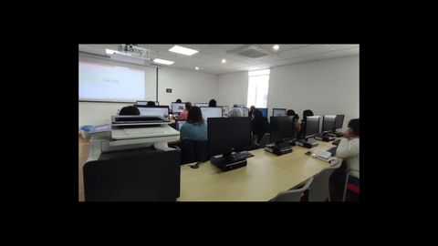 Imagen de archivo de una jornada en el vivero de empresas de Cerceda