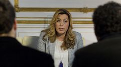 Susana D�az defiende la legitimidad de Pedro S�nchez para buscar una alternativa al Gobierno de Rajoy