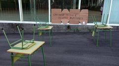 Instalacin montada en el exterior del Ana Mara Diguez de Asados