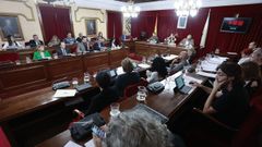 Una sesi�n del pleno de Lugo