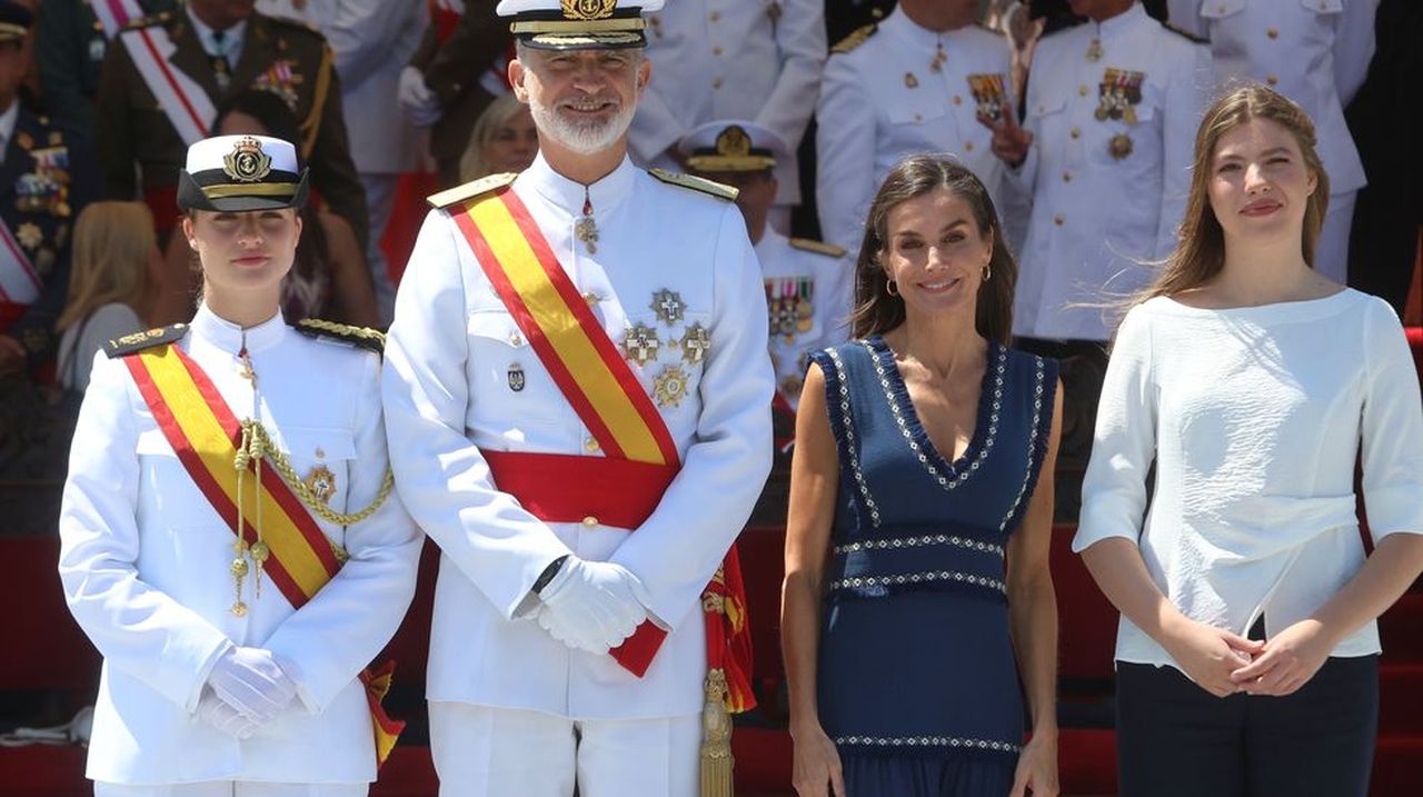 Felipe VI presidirá los actos militares del día del Carmen en la Escuela Naval de Marín