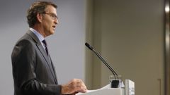 Alberto N��ez Feijoo, presidente del PP, en una imagen de archivo