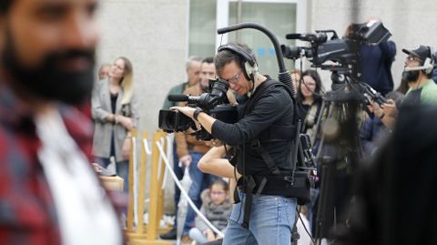 Diferentes c�maras gravaban todo o que acontec�a detr�s dos fog�ns