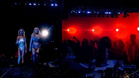 Sabrina Carpenter y Madonna act&uacute;an juntas en el segundo fin de semana del festival Coachella.