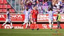 Numancia Valladolid Los Pajaritos.Los futbolistas del Valladolid celebran el gol ante el Numancia