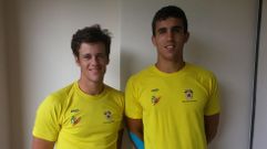 Joaqu�n Montero (derecha) con Aleix Mart�