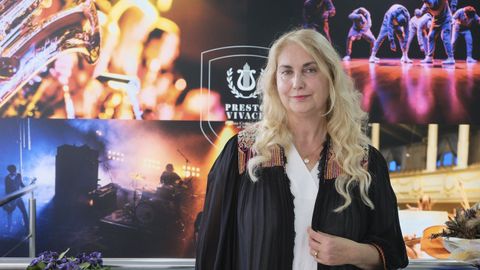 Cristina Go&aacute;s, en una de las aulas de la escuela que dirige desde hace m&aacute;s de tres d&eacute;cadas