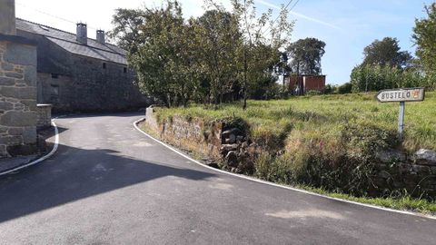 Accesos al barrio de Bustelo, incluidos en los trabajos que se financiaron con el Plan Único