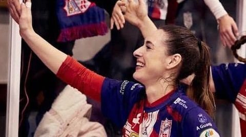 La jugadora del Guardés África Sempere.