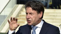 El ex primer ministro italiano Giuseppe Conte