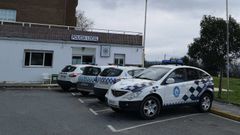 Coches de la Polic�a Local de Sanxenxo