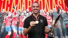 Paz fue campe�n de Europa con la selecci�n espa�ola femenina.