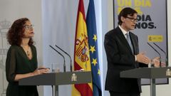 Comparecencia de Salvador Illa y Mar�a Jes�s Montero