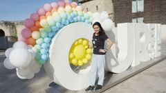 Carolina, con su decoraci�n de globos para Instagram