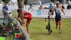 Oliver, al fondo, fue uno de los deportistas que se alz con el podio en categora masculina.