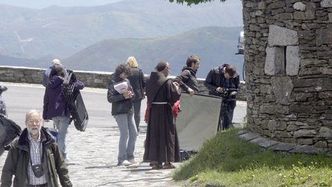 Lugo en el cine: rodaje en el 2013 en O Cebreiro de El peregrino de Compostela