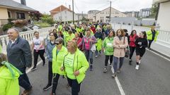 Amplia participaci�n en la andaina contra el c�ncer de A Laracha