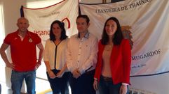 Guillermo Pereira, Juan Domingo de Deus, Luc�a Garc�a y Bego�a Rold�s, en el acto de presentaci�n