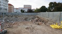 Vista de la parcela en la que est�n previstas 57 viviendas en A Maestranza