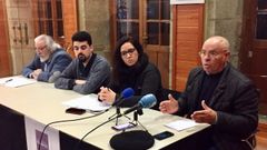 De izquierda a derecha, Guillermo Ferr�ndiz, Borja San Ram�n, Susana L�pez y Rafael Pillado