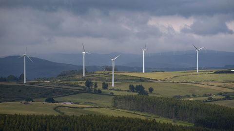 El parque e�lico lucense Coruxeiras